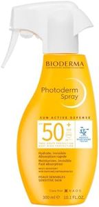 BIODERMA Photoderm Spray SPF50+ Crème solaire très haute protection - Peaux sensibles - Hydratation longue durée - Vaporisateur 200 ml