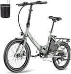 Fafrees [ Official F20 Light 20 inch Folding E Bike 250W Motor, Lightweight Electric Bike with 36V 16.75Ah Removable Battery, Electric Bikes for Adults UK, 7-Speed, Girls Folding Electric Bicycle