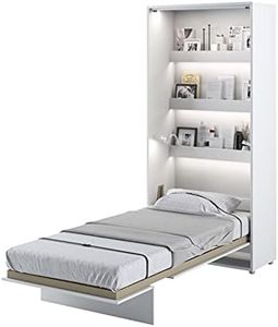 Arthauss Furniture Modern BC-03 Vertical Wall Bed Concept 90cm in White Matt Sold