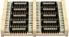 SCRUBIT Boot Scraper Brush – Flat Door Scrubber Mat - All Weather Shoes & Boots Cleaner, Removes Snow, Sand and Mud – 14.2 x 10 in. (1)