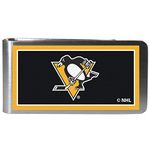 NHL Pittsburgh Penguins Mens Siskiyou SportsLogo Money Clips, Steel, One Size