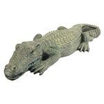 Design Toscano The Swamp Beast Lawn Alligator Crocodile Garden Sculpture, 94 cm, Polyresin, Full Color, Beige