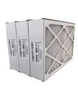 United Filter Compatible GeneralAire # 4511 ReservePro MERV 11 Case of 3 16x25x5 furnace filter - with Foam Gaskets - Made in Canada
