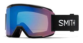 Smith Black ChromaPop Storm Rose Flash Yellow SQUAD Snow Goggles