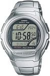 Casio Gents 43.00mm Quartz Watch with Grey Digital dial and Silver Metal Bracelet Strap WV-58RD-1AEF