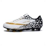 LEOCI Soccer Cleats for Men's and Women's Outdoor Unisex Football Shoes Firm Rugby Boots