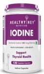 HealthyHey Nutrition Iodine | Supplement to Support The Thyroid and Maintain Healthy Cellular Metabolism* | 120 Veg Capsules