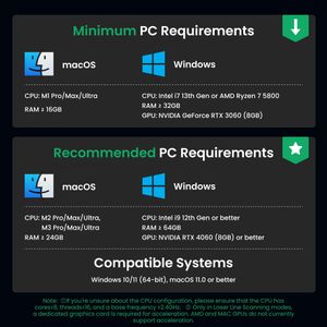 Revopoint MetroX 3D Scanner – 0.01mm Precision, Blue Laser, 4 Modes