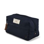 Joules Luxury Trolley Coast Collection His & Hers Softside Travel Wash Bag, French Navy