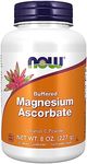 Now Foods, Magnesium Ascorbate, 227g Vegan Powder, Vitamin C, Minerals, Gluten Free, Soy Free, Vegetarian