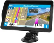 9" GPS Navigator for Car Truck RV, GPS Navigation System with 2026 Maps Free Lifetime Updates, Custom Truck Routing, Speed Camera Alerts, Day/Night Mode (Blue)