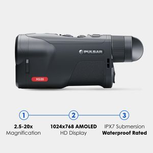 Pulsar Oryx LRF XG35 Thermal Monocular with Laser Range Finder