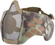 AOUTACC Airsoft Mask, Half Face Mes