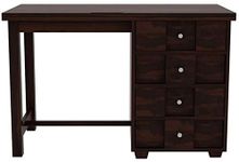 Chetan Interiors Sheesham Wood Writing Study Desk Table for Home Office 4 Drawer Computer Tables Furniture (Walnut)