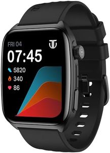 Titan Smart 4.0 Smartwatch with 1.93” AMOLED Display, Infinite AI Watch Faces, AI Voice assistant, Smart Hydration, Multiple Menu Styles, QR Hub​, 100+ Multisports, BT Calling, HRM, SpO2,Games - Black