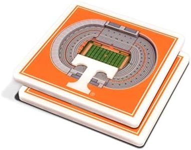 YouTheFan NCAA Tennessee Volunteers 3D StadiumView Coasters - Neyland Stadium 4" x 4"