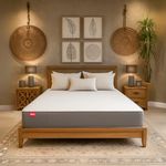 Kurlon Orthopedic 8 Inch Mattress | Queen Bed Mattress | Body Support & Spine Alignment | Hypoallergenic | Memory Foam Quilting | HR Foam | Restful Sleep | 78x60x8 |10 Years Warranty