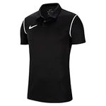 NIKE Unisex Kids Y Nk Dry Park20 Polo Shirt, Black/White/White, 12 Years UK