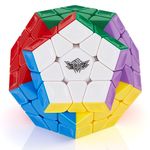 ROXENDA Dodecahedron Cube, Pentagon Speed Cube - Easy Turning & Smooth Play (Stickerless)