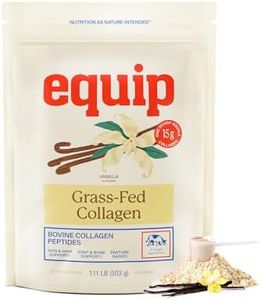 Equip Foods Grass Fed Collagen Powder | Hydrolyzed Bovine Collagen Peptides with Amino Acids | Prime Beef Collagen for Healthy Joints, Skin & Nails | Non-GMO, Paleo Friendly | 30 Servings, Vanilla