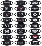 24pcs (Style) Mouth Mask Black Cart