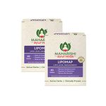 Maharishi Ayurveda Lipomap | Ayurvedic Medicine for Cholesterol Management| Highly Effective Herbs | Assists in managing daily stress (Cholesterol, 40 Count (Pack of 2))