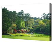 Augusta Golf Course Wall Art Golf Course Picture Poster Canvas Prints - Golf Wall Decor for Living Room Bedroom Home Decorations Framed Artwork Ready to Hang(18''H x 24''W)