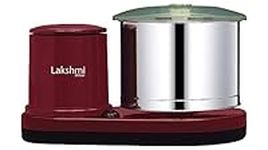 Lakshmi EZ Model 2 L Table Top Wet Grinder With Atta Kneader & Coconut Scrapper | 110 Volt For USA & CANADA