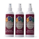 Wine Away Red Wine Stain Remover - Perfect Fabric Upholstery and Carpet Cleaner Spray Solution - Removes Wine Spots - Wine Out - Zero Odor - Spray and Wash Laundry to Vanish Stain - 12 Ounce, Set of 3