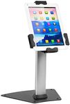 Mount-It! iPad Stand, Secure Universal Tablet Kiosk POS Locking Tablet Countertop iPad Stand for Desk for iPad, iPad Air, Samsung Galaxy Tab, Surface Go & 7.9"- 10.9" Tablets