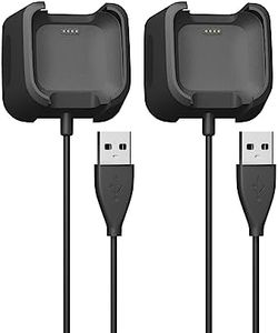 Sinoacc Charger for Fitbit Versa 1 / Versa Lite/Versa SE Replacement Charging Dock Cable for Versa, Versa SE, Versa Lite Smart Watch (3.3ft/1m) 2Pack