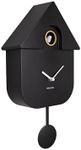 Karlsson House Cuckoo Clock-Black, ABS, 27,5 x 27,5 x 5