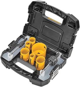 DEWALT Bi-Metal Hole Saw Kit for Wood, Metal and Plastic (D180001)