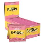 Honey Stinger Organic Pink Lemonade Energy Chew | Gluten Free & Caffeine Free | for Exercise, Running and Performance | Sports Nutrition for Home & Gym, Pre and Mid Workout | 12 Pack, 21.6 Ounce