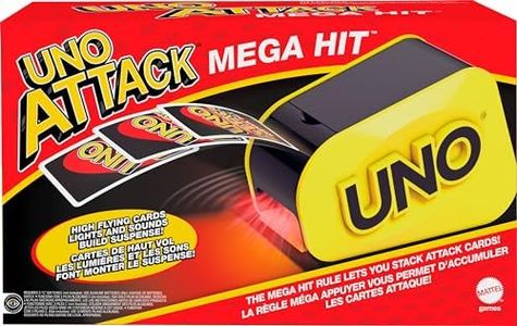 UNO Card Game Attack Mega Hit| Gifts for Kids, Teens, Adults and Family Night Launcher Card Blaster Lights and Sounds [Amazon Exclusive]