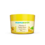 Mamaearth Vitamin C Daily Glow Face Pack with Vitamin C & Turmeric 200g | Natural, DIY-like Texture | Instantly Brightens Skin, Adds Glow | Clay Face Mask | Free From Harmful Chemicals | All Skin Type