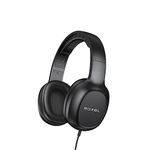 Roxel RX-90 Wired Headphones with Microphone - Lightweight On Ear Headphones for Android/IOS Devices - Comfortable Head Cushion Ergonomic - Answer Incoming Calls - Perfect for Music Lovers (Black)