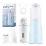 Ezhilcare Premium Portable Jet Spray for Toilet for Travel | Bidet Spray for Toilet | Portable Bidet | Portable Jet Spray | Portable Health Faucet for Travel | 350ml Bottle | USB Rechargeable Hygiene