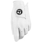 TaylorMade Men's TP Golf Glove, White, Large