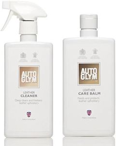 Autoglym Leather Cleaner & Conditioner Complete Care Kit **COMES COMPLETE WITH 2x MICROFIBRE CLEANING TOWELS & 2x APPLICATOR PADS**