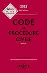 Code de procédure civile 2023 114ed - Annoté