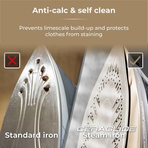 Tower Ceraglide 360 Steam Iron – Powerful Ceramic Soleplate