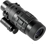FalconOptics 1.5X - 5X Red Dot Sight Optic Scope Magnifier with Flip to Side Mount