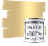 Shabby Chic Chalk Based Furniture Paint: Matt Finish for Furniture, Home Decor, DIY Projects, Wood Paint - Interior and Exterior 250ml - Antique Gold