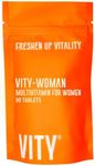 VITY-Woman - Multivitamin Supplement for Women - 23 Essential Daily nutrients. 90 Coated Tablets - 3 Month Supply. UK Manufactured.