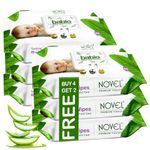 Novel Baby Wet Wipes 80 Wipes (80 count (Pack of 6), 80 count (Pack of 6))