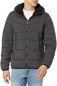 Calvin Klein Hooded Stretch Jacket Chaqueta, Plancha elástica con Capucha, M Hombres