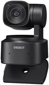 OBSBOT Tiny SE 1080P 100FPS Webcam for PC, AI Tracking PTZ Streaming Camera with 1/2.8" Sensor, Gesture Control, Dual ISO, Staggered HDR, Web Camera for Desktop Computer, Laptop, Meeting, Video Calls.