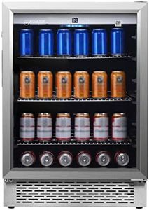 Equator 4.6cf Outdoor/Indoor Refrigerator IPX4 SS Builtin/FS 110 cans 6 Bottles