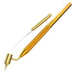 Gold Label Detailing Fine Line Fluid Writer Paint Applicator Pen|Precision Touch Up Paint|Perfect For Rock Chips And Scratch Repair|.5Mm Tip Brass Construction